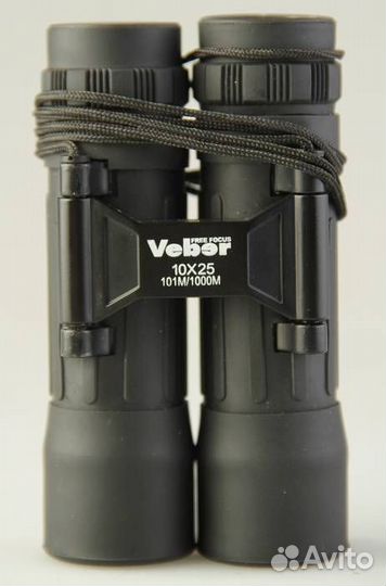 Бинокль Veber Free Focus бп 10x25 (10912)
