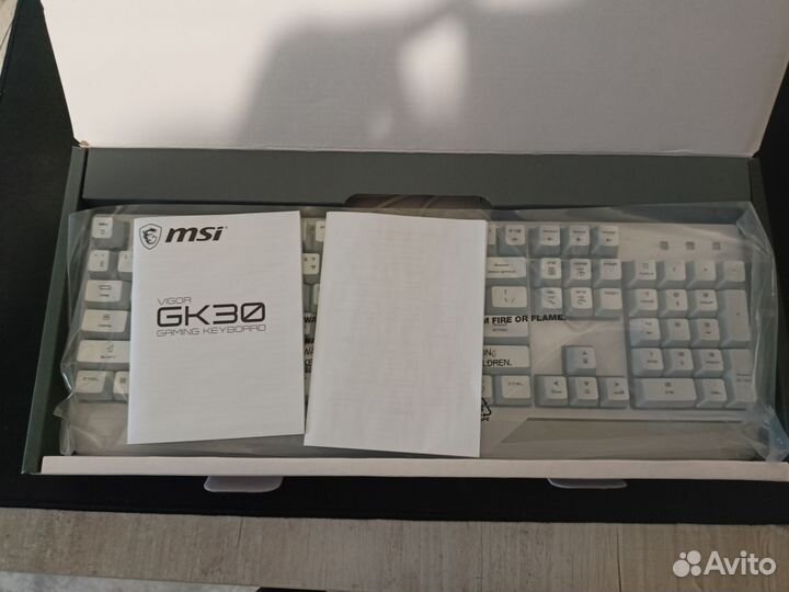 Игровая клавиатура msi vigor GK30