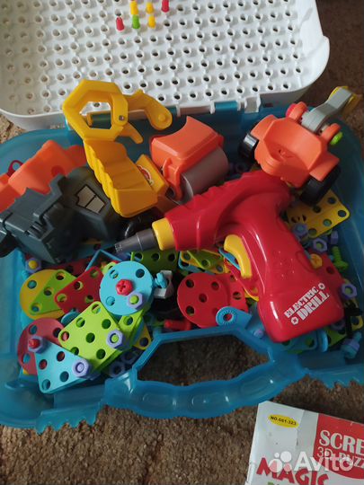 Конструктор-мозаика с шуруповёртом