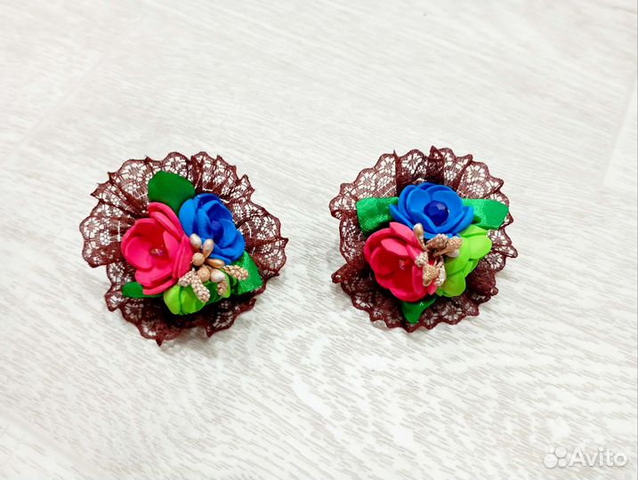 Осенние бантики, ободки