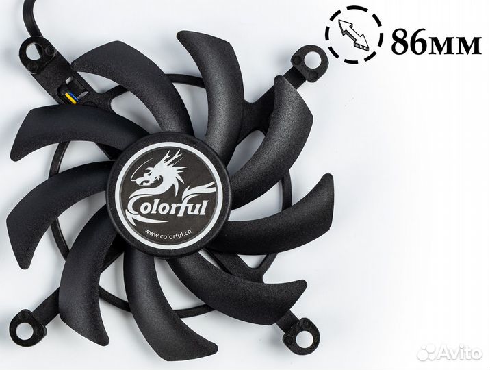 Вентиляторы для видеокарты Colorful RTX2060