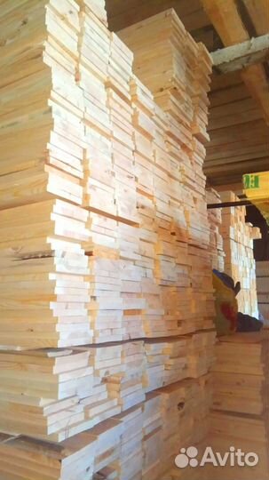 Доска обычная пиленая 50х200х6000 мм, сосна