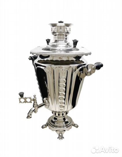 Новый самовар на дровах 5л Тульский завод Штамп