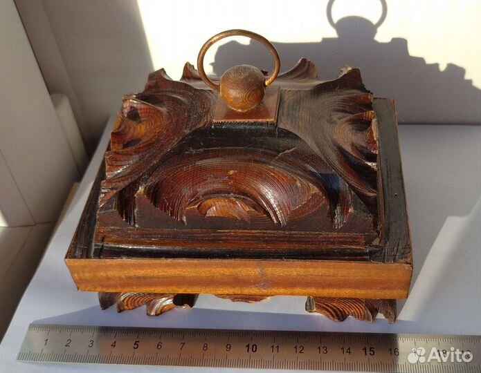 Шкатулка деревянная