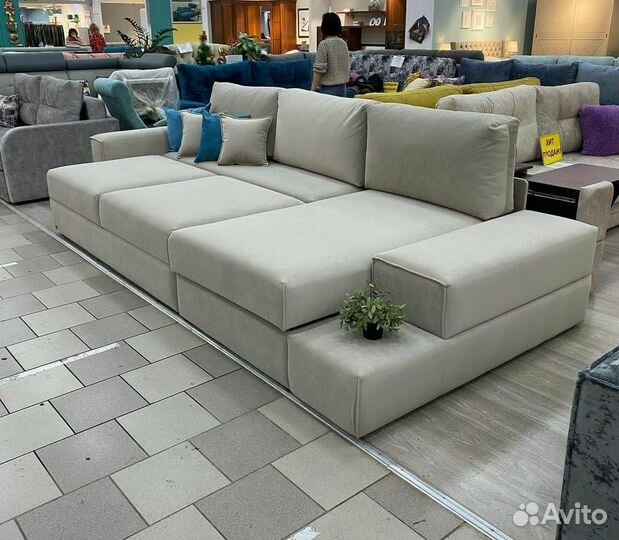 Диван Беркли с оттоманкой