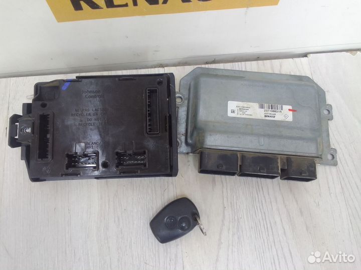 Блок управления двигателем эбу Мозги Renault logan