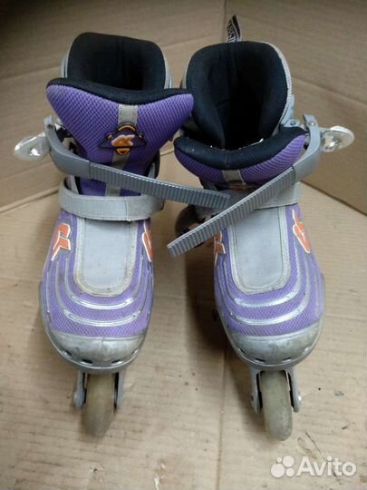 Роликовые коньки 35 38 детские