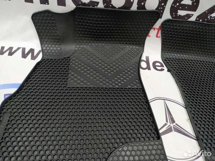 Коврики в салон резиновые евроборт соты Accent