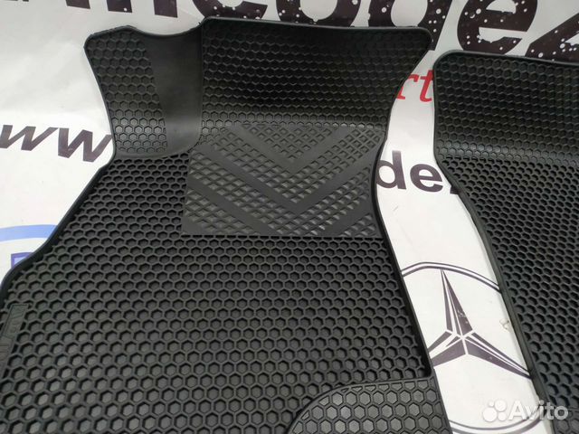 Коврики в салон резиновые евроборт соты Accent