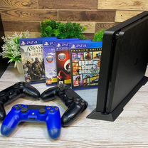 Sony playstation 4 slim 500gb с играми