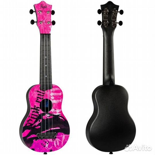 Укулеле Flight ultra S-40 Pink Rules