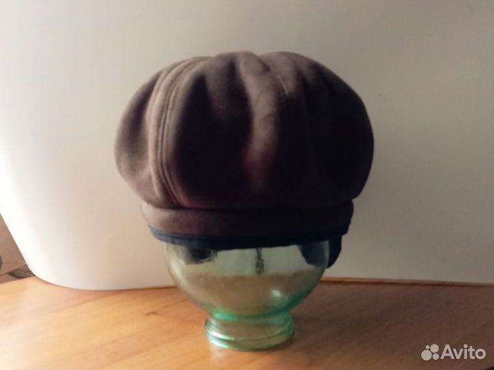 Берет замшевый зимний восьмиклинка 56-58
