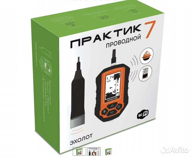 Эхолот практик 7 проводной
