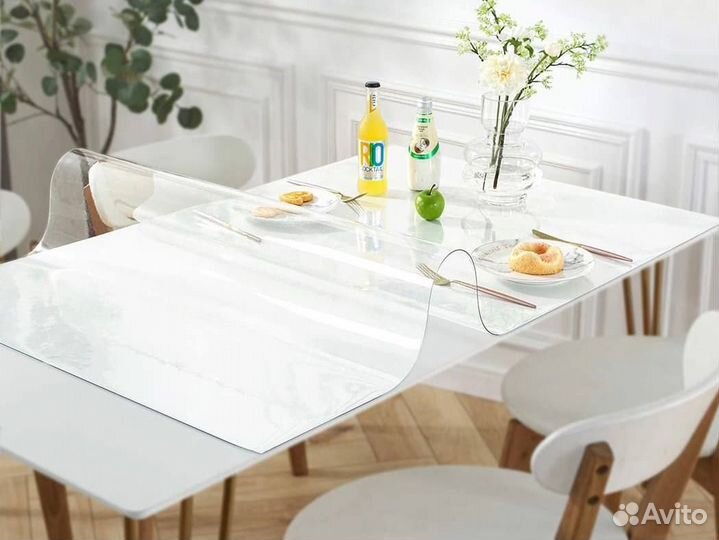 Прозрачная скатерть пвх
