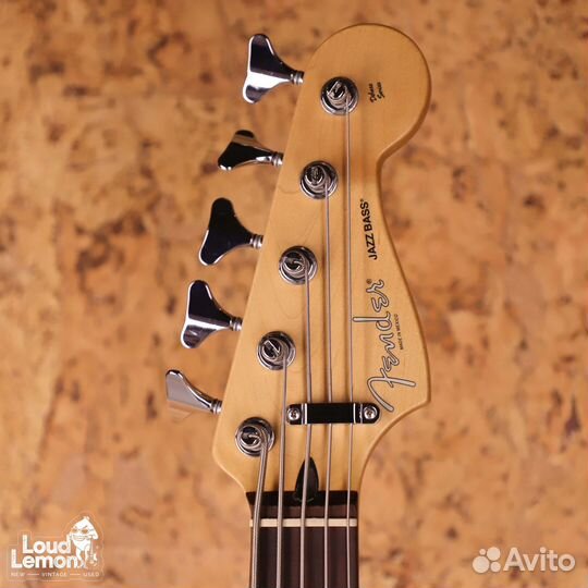Fender Deluxe Active Jazz Bass V Black 2008 Mexico