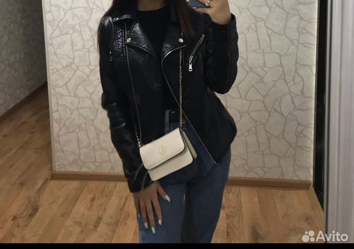 Куртка кожаная женская