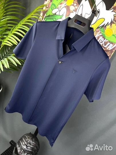 Футболка поло мужское prada