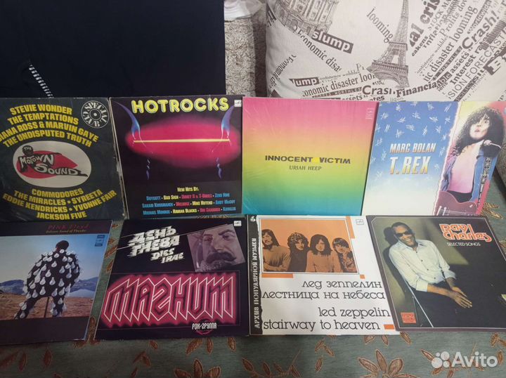 Виниловые пластинки рок зарубежный и другие
