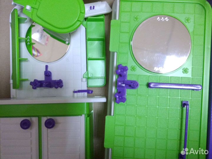 Ванная комната для Барби 30см