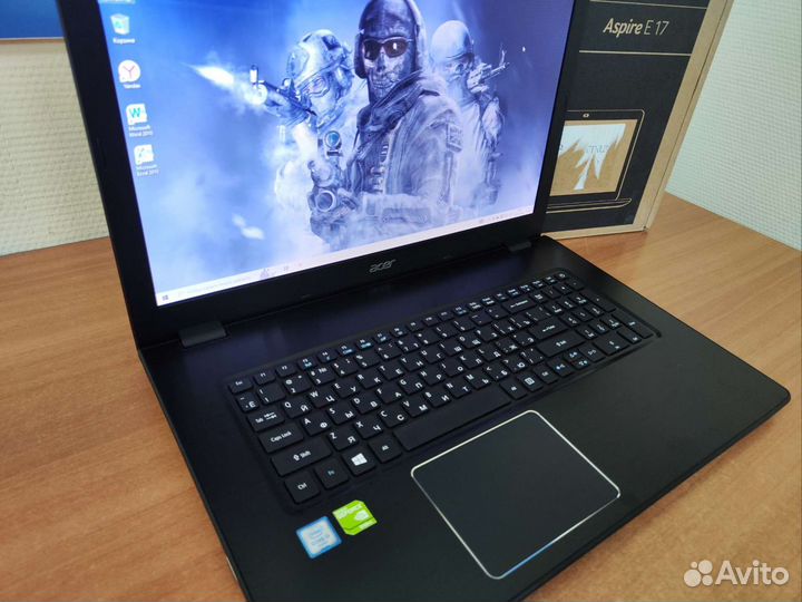 Мощный свежий ноутбук Acer с большим экраном