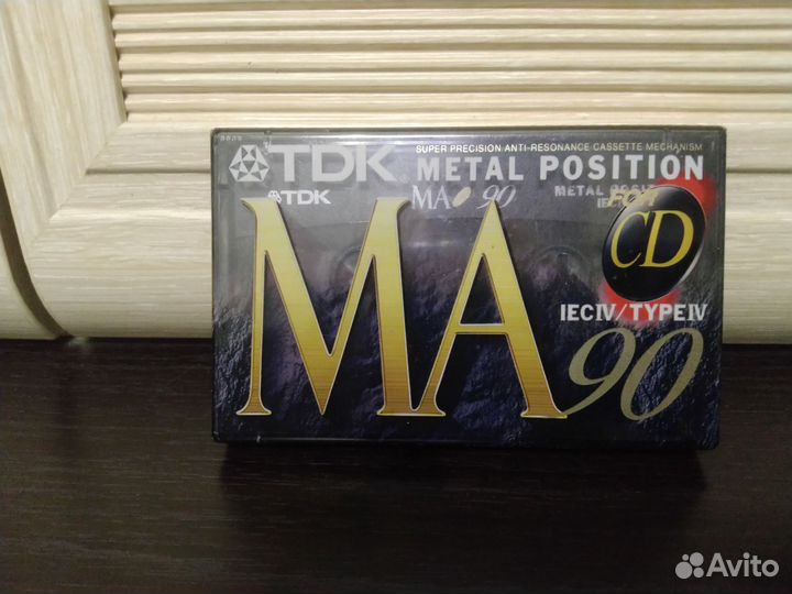 Нераспечатанные аудиокассеты Sony и TDK