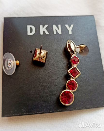 Серьги каффы dkny