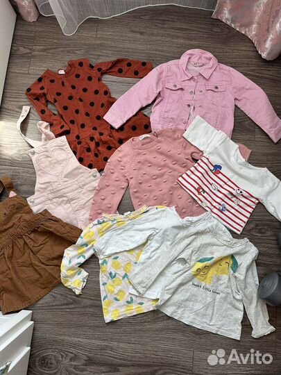 Пакет вещей H&M на девочку 2-4 года
