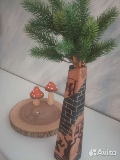 Ваза в Египетском стиле, керамика-глазурь