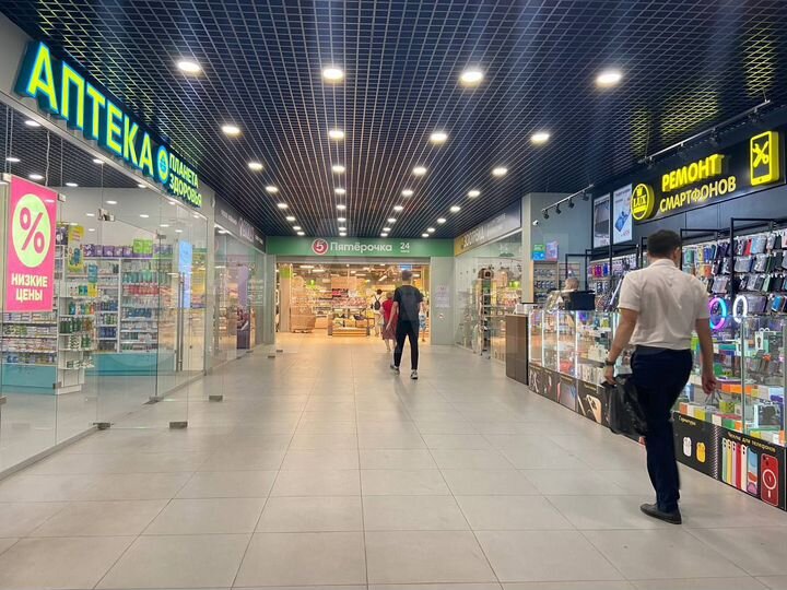 Торговая площадь в Торговом Центре, 30 м²