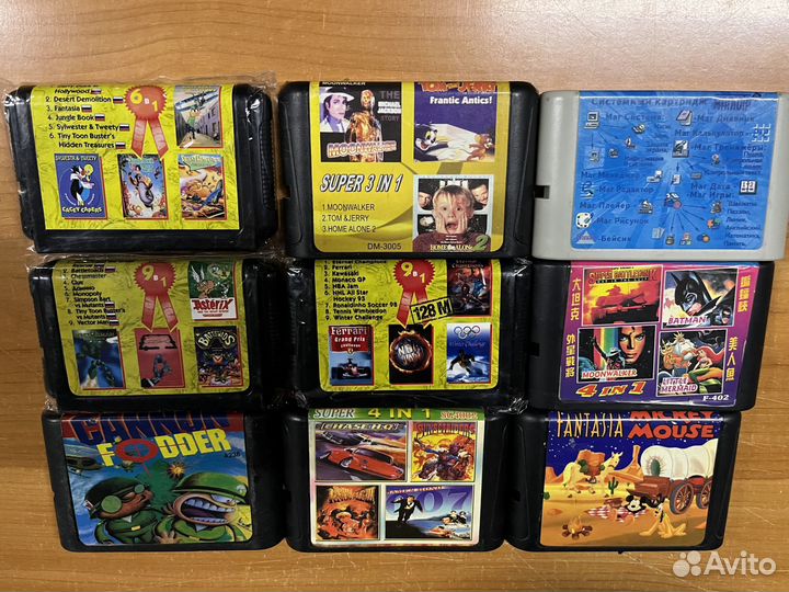 Картриджи sega