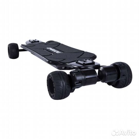 Скейтборд с мотором, ременный привод, бамбук