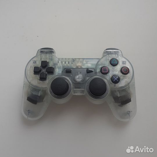 Прозрачный джойстик ps3 (оригинальный)