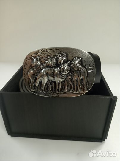 Мужской кожаный ремень