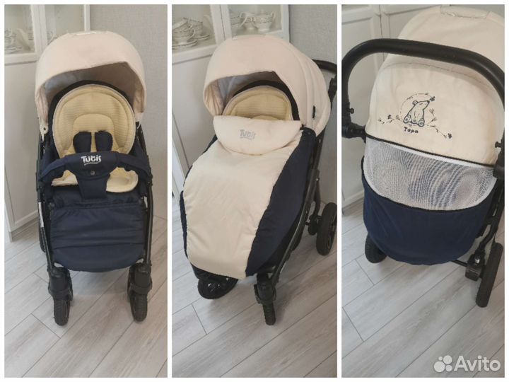 Коляска 2 в 1 tutis