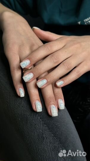 Маникюр с покрытием, наращивание, педикюр