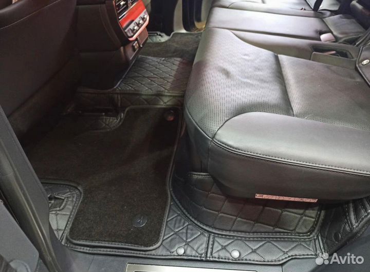 3D коврики из экокожи toyota land cruiser 300