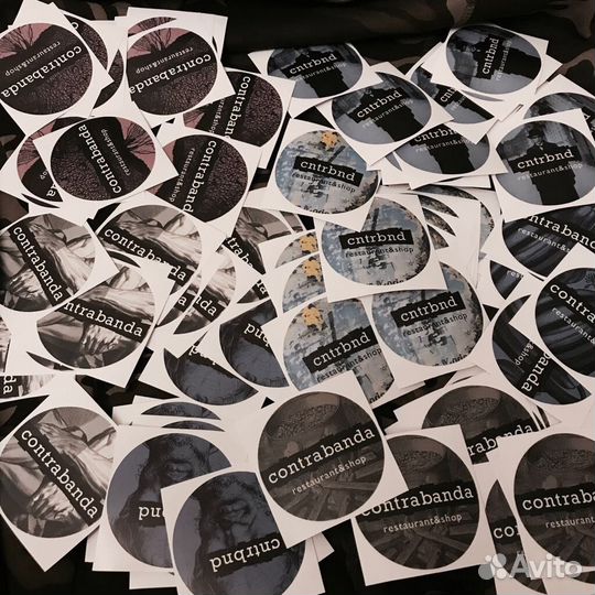 Печать наклеек и стикеров