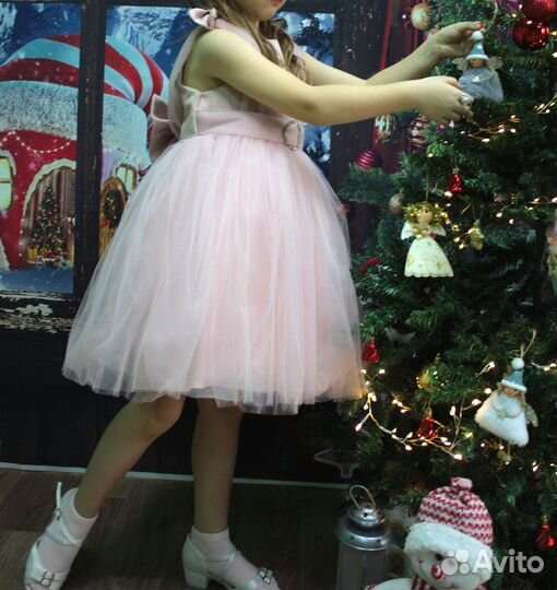 Праздничное платье для девочки 110 116