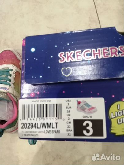 Кроссовки детские Skechers р. 34,5