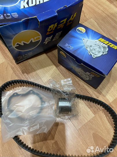 Комплект грм (Matiz 0,8) Ремень грм+ролик+помпа