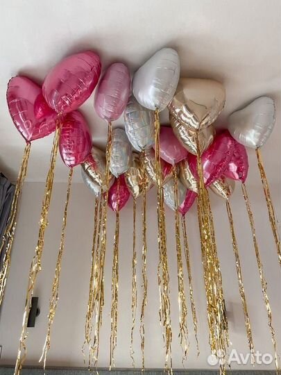 Воздушные шары под потолок - парнас (доставка)