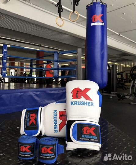 Перчатки боксёрские krusher 10oz
