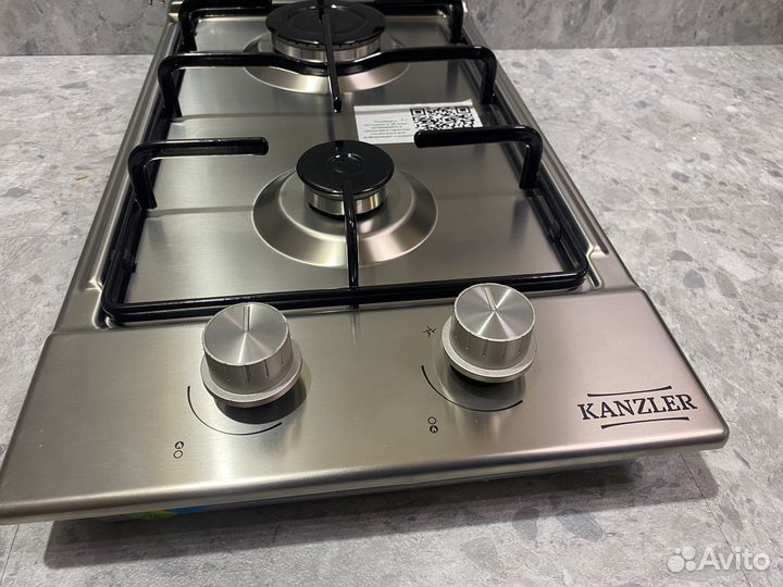 Газовая панель kanzler KM 523 E сталь