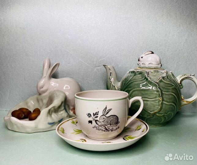 Чайные пары советский фарфор СССР