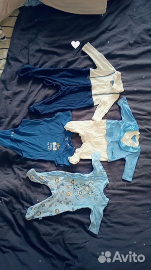 Боди на мальчика от 0 до 3мес