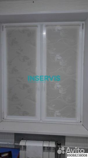 Рулонные шторы белые