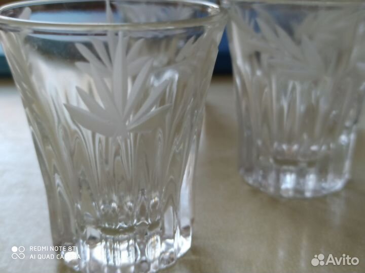 Стопка хрусталь 6 шт