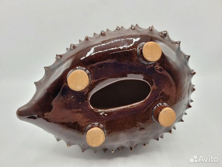 Статуэтки 4 шт керамика фаянс Ежики Латвия Елгава