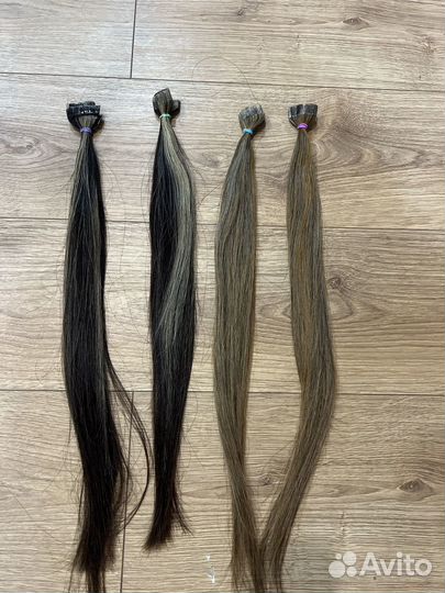 Волосы для наращивания натуральные б/у