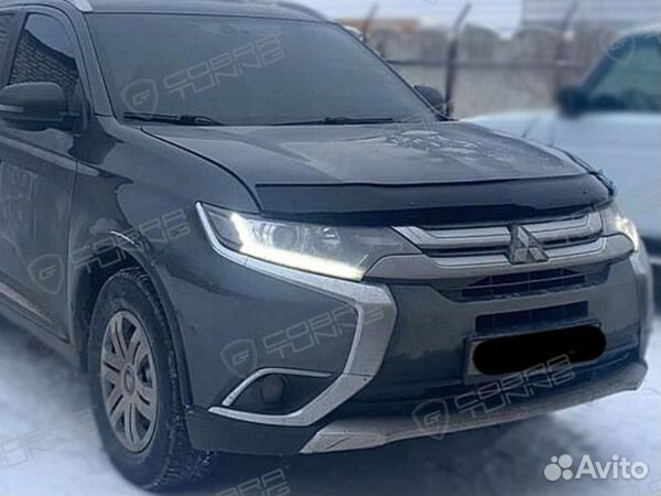 Дефлектор капота Mitsubishi Outlander (2012-2020)